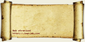 Omilj Nerić vizit kartica